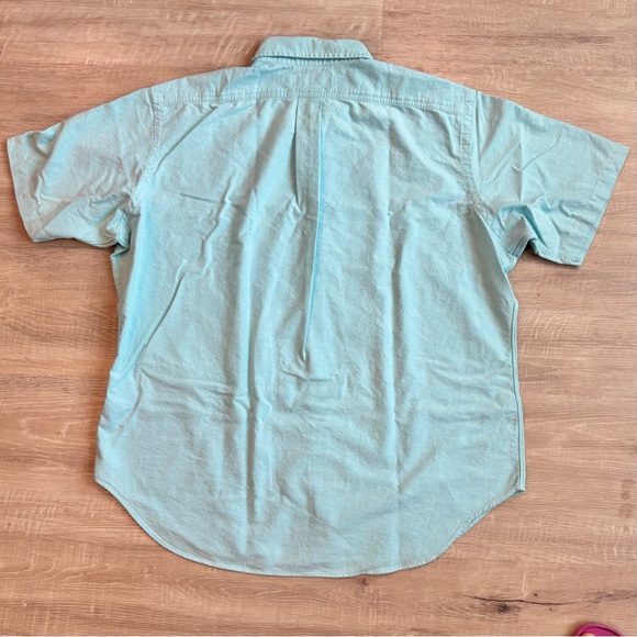 Ralph Lauren Classic Fit Short Sleeve Button Down Shirt W/ Button Collar Size XL - Picture 3 of 9